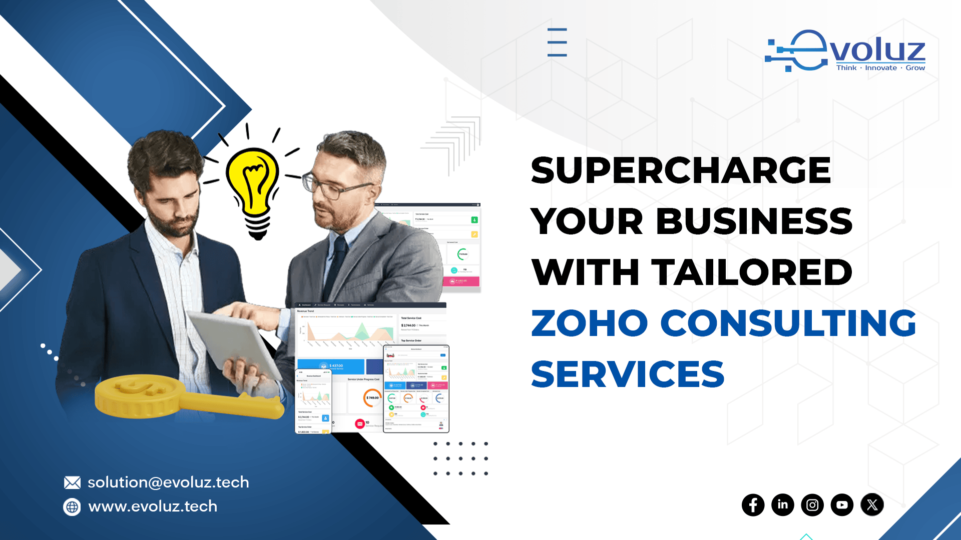 Supercharge Your Business with Tailored Zoho Consulting Services
